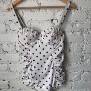 Saks Potts Polka Dot Swim